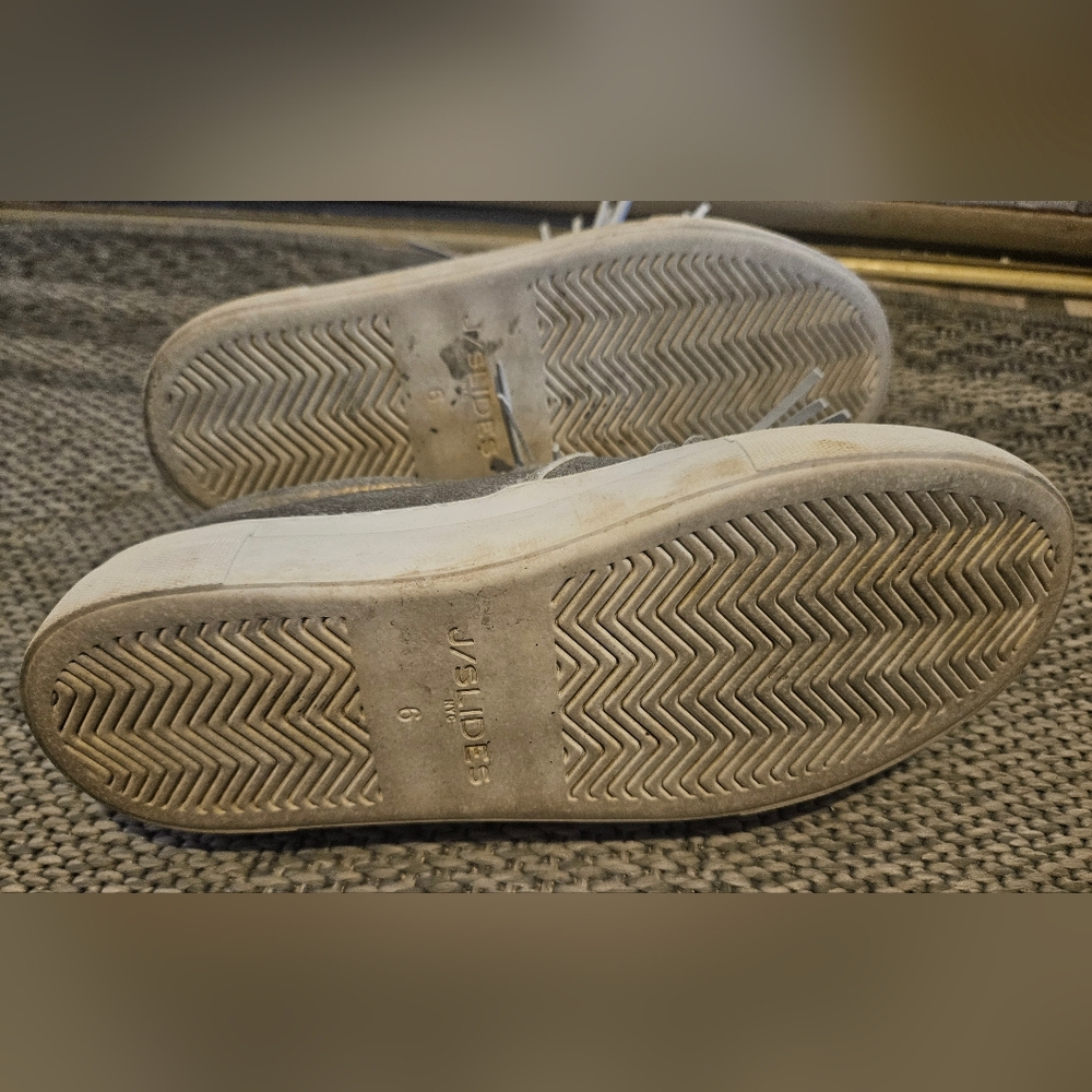 J/Slides Bronze Metallic Leather Aria Shoes. 6 - Picture 4 of 7